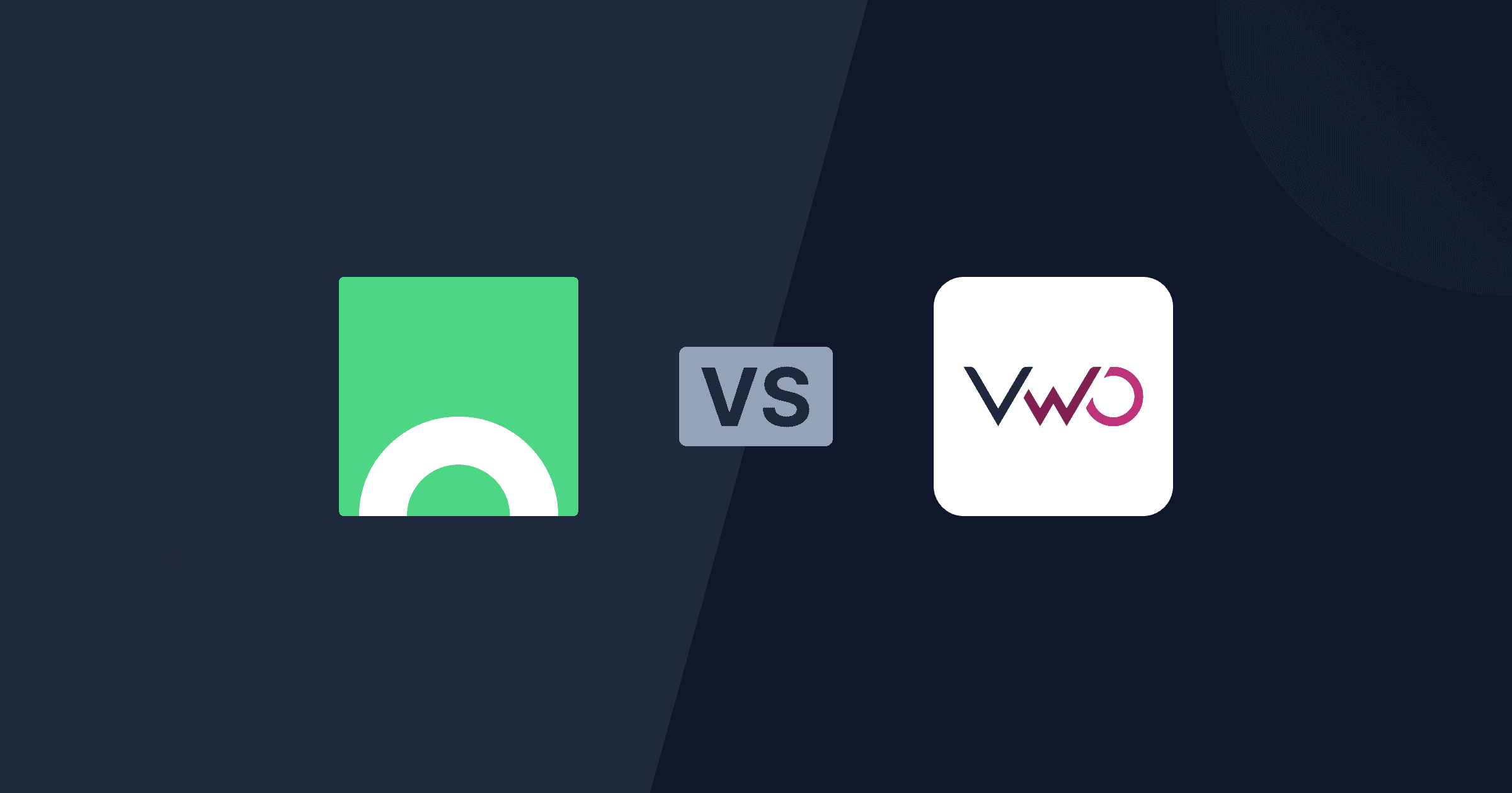 Image with dark background containing both Croct's and VWO's logos.