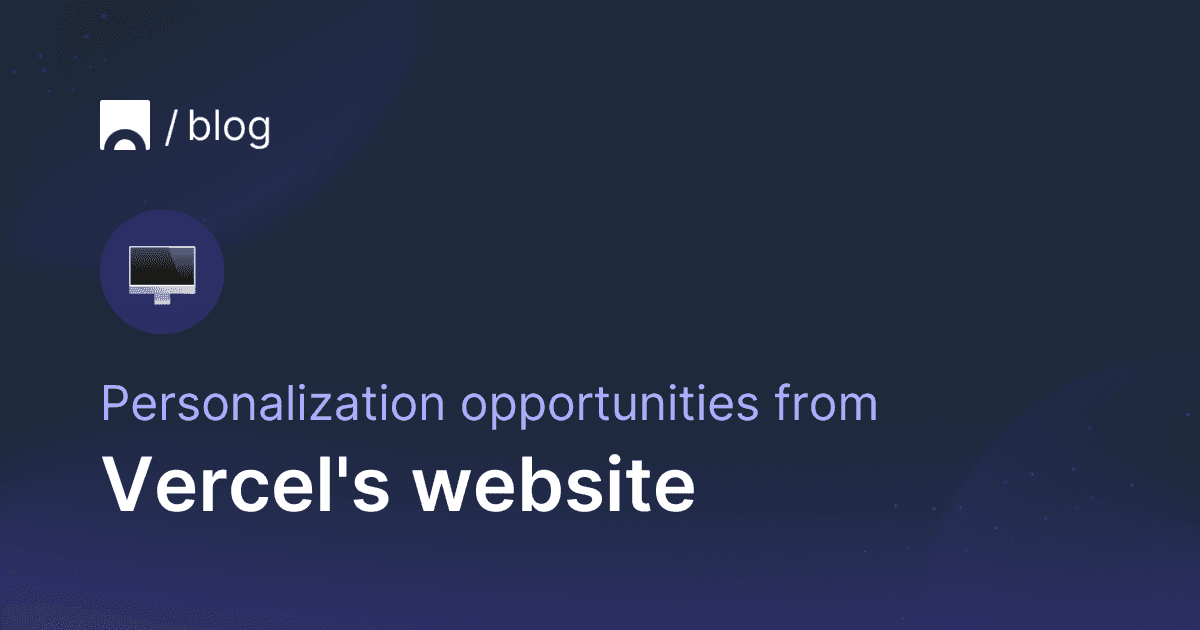 Croct's logo, a computer monitor emoji and the blog post's title.